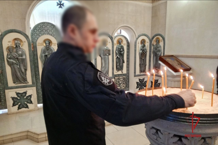 В канун Дня полного снятия блокады Ленинграда спецназ Росгвардии принял участие в памятном богослужении
