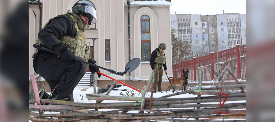 В преддверии Крещения Господня спецназ Росгвардии в ДНР проверяет церкви и храмы