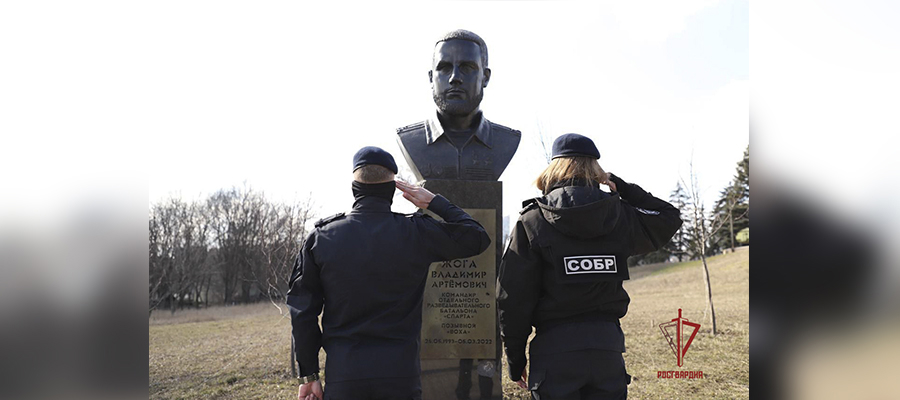 Росгвардейцы почтили память Героя России Владимира Жоги