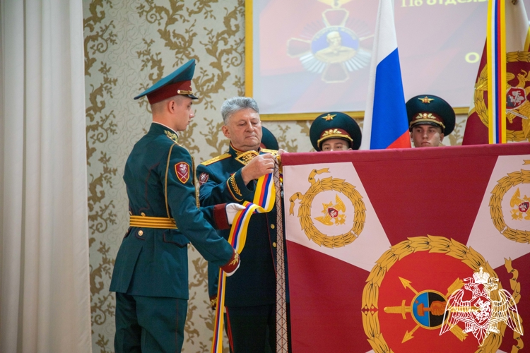 «Стальная»  бригада Росгвардии удостоена ордена Жукова